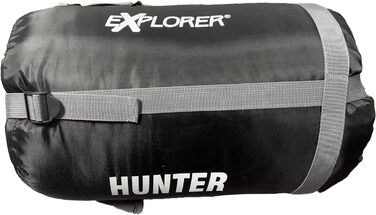 Спальний мішок EXPLORER Hunter мумія, камуфляж, до -18°C, XXL 220x80 см, для кемпінгу, риболовлі, аутдор