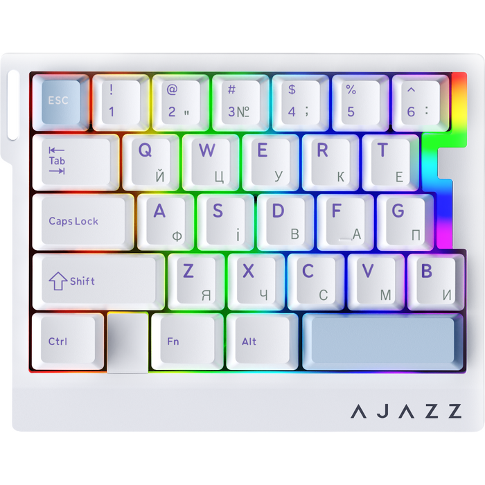 Дротова магнітна клавіатура Ajazz AK029 Ice lsland Magnetic Switch (AK029-I-WB)