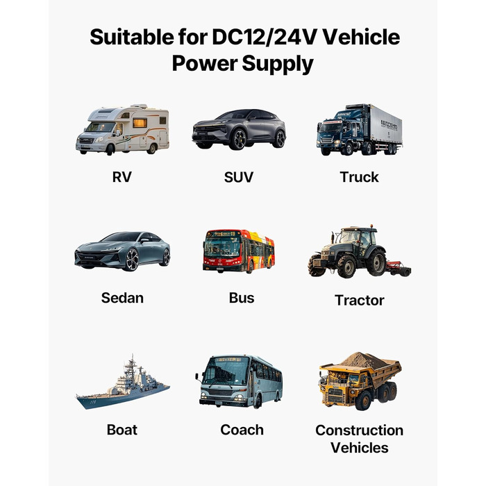 Дизельний опалювач повітря VEVOR 12/24V 2kW з LCD-дисплеєм та пультом керування для авто, фургонів, автобусів