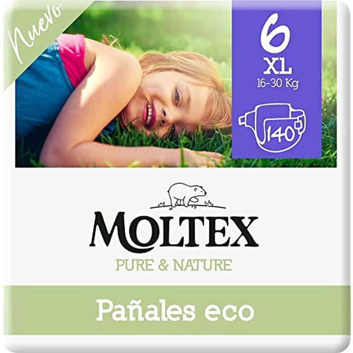 Екологічні підгузки Moltex Pure & Nature, розмір 1 (2-5 кг), 88 шт