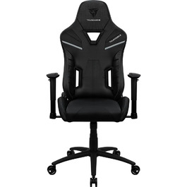 Ігрове крісло ThunderX3 TC5 чорне, ергономічний геймерський стілець для комп'ютера, навантаження до 150 кг