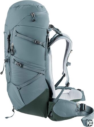 Жіночий трекінговий рюкзак Deuter Aircontact Core 45+10 SL, 45+10 л, shale-ivy, модель 2024
