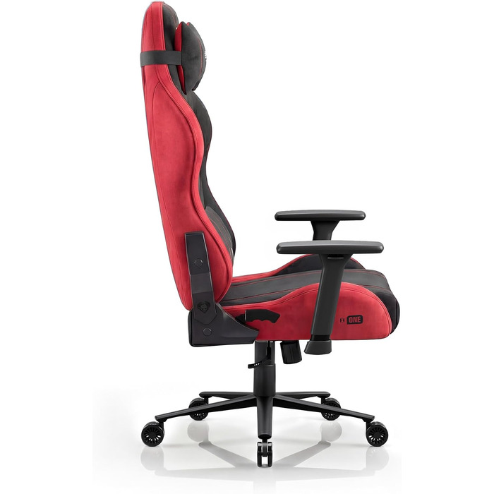 Ігрове крісло Diablo Gaming тканинне для дітей та підлітків, з 3D-підлокітниками, розмір L, колір Bloody Mary