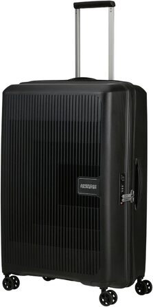 Валіза American Tourister Aerostep Spinner L, розширювана, 77 см, 101.5/109 л, чорна