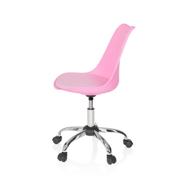 Офісне крісло FANCY PRO, рожеве, hjh OFFICE