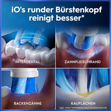 Електрична зубна щітка Oral-B iO Series 5, набір з 2 шт (чорна та біла), з додатковою насадкою та білим футляром