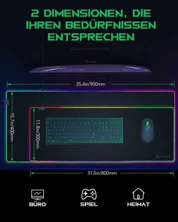 Ігрова мишка Pad Black Shark XXL 1200 x 600 мм - великий килимок для миші з водовідштовхувальним покриттям та антиковзною основою. Аксесуар для геймінгу Manta P4 (RGB)