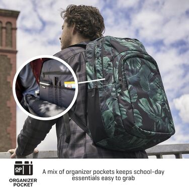Рюкзак Dakine Campus 25L унісекс для школи, ноутбука та подорожей, водовідштовхуючий, поліестер, колір Carbon II