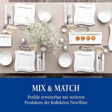 Набір столових приборів Villeroy & Boch NewWave на 6 осіб (30 предметів) з нержавіючої сталі, для посудомийної машини