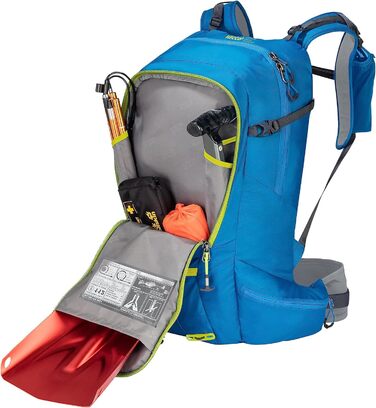 Рюкзак Jack Wolfskin Alpspitze Pack 32L Blue Pacific для сноуборду, туристичний, синій