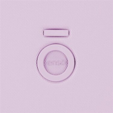 Кабінний чемодан Enso Annie Lila 40x55x20 см, жорсткий ABS, TSA-замок, 37 л, 2,74 кг, 4 подвійні колеса, ручна поклажа, розширюваний, бузковий