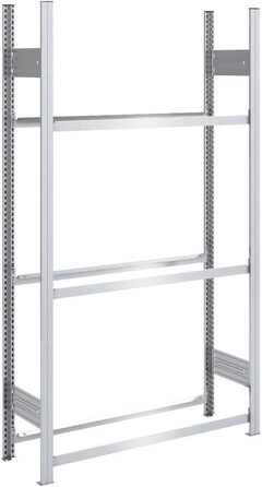Стеляж для шин PROREGAL TIRE PRO, німецька якість, 200x200x43 см, 3 полиці, вантажопідйомність 150 кг, до 10 шин на полицю, оцинкований