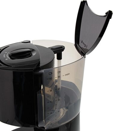Кавоварка фільтраційна Melitta Enjoy Top з скляним глечиком, краплезупинкою, 10 чашок, чорна