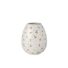 Ваза Villeroy & Boch Easter Delight Зелена, керамічна ваза для квітів, декор на Великдень, порцелянова ваза преміум-класу
