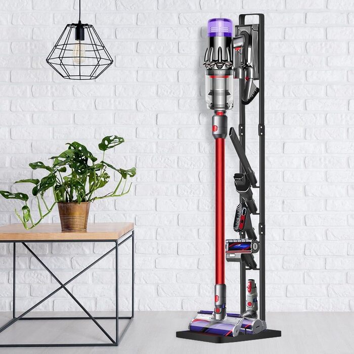 JUPELI підставка-стійка для ручних пилососів Dyson V15 V11 V10 V8 V7 V6, металева, чорна, аксесуари для бездротових пилососів