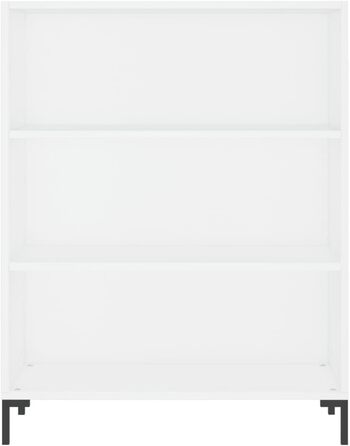 vidaXL книжкова шафа бетонно-сіра 69,5x32,5x90 см ДСП