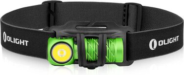 Налобний ліхтар OLIGHT Perun 2 Mini LED 1100 люмен, 150 м, USB-заряджання, водонепроникний, 5 режимів, червоне світло, для кемпінгу та екстрених ситуацій, синій, холодне біле світло