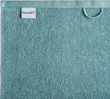 Набір рушників Homewell – м’які та поглинаючі, 100% бавовна, сертифікат Oeko-Tex 100, 2 банних + 4 для рук, бірюзові