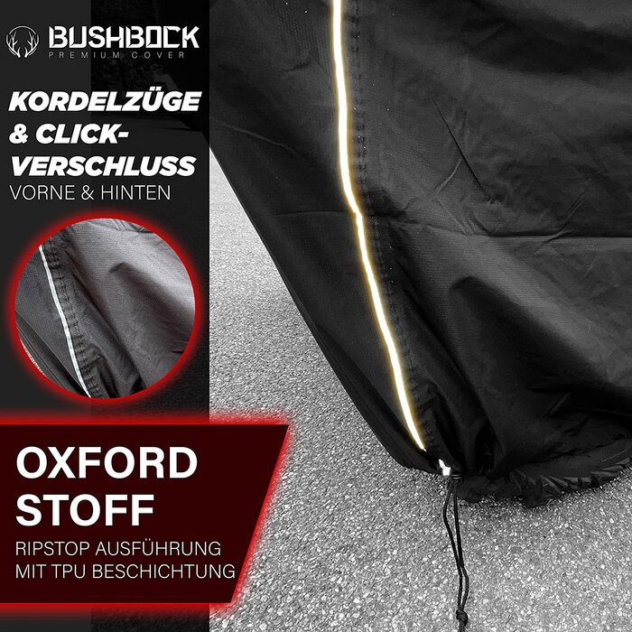 Чохол для квадроцикла BUSHBOCK XL, преміум, TPU, чорний, захисний, водонепроникний
