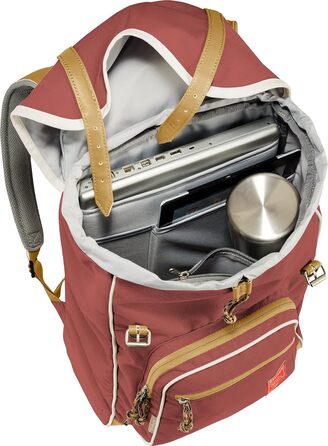 Міський рюкзак Deuter Innsbruck Vintage 22 л, червоно-коричневий