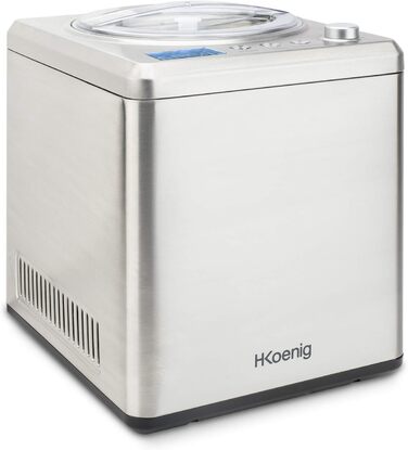 Електрична машина для приготування льоду H.Koenig HF340 - 2 літри, Frozen Joghurt та Sorbet