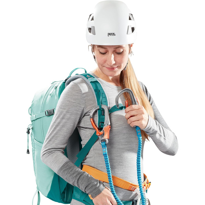 Жіночий туристичний рюкзак Deuter Trail 23 SL Glacier 23 л (2024), для хайкінгу та via ferrata