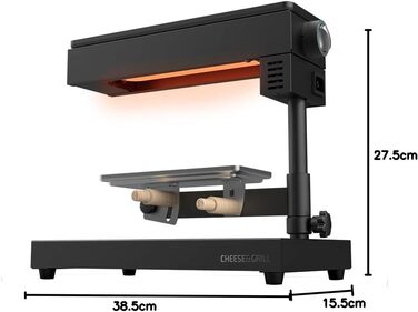 Електричний гриль-ратетель Cecotec 6000 Schwarz: 600W, нержавіюча сталь, регульований термостат, антипригарне покриття