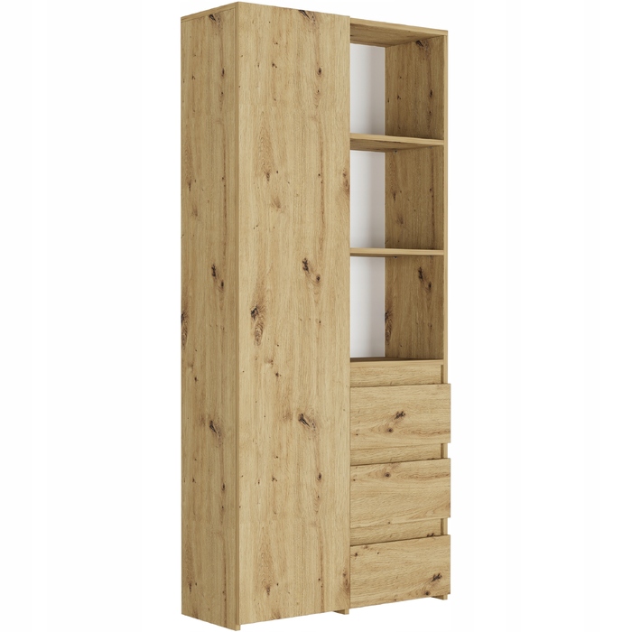 Стелаж Framire 80 x 180 x 30 см, дуб артизан