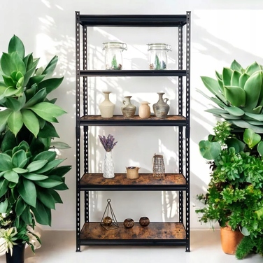 Стелаж Mega-M LOFT, 90х180х40 см, відтінки коричневого