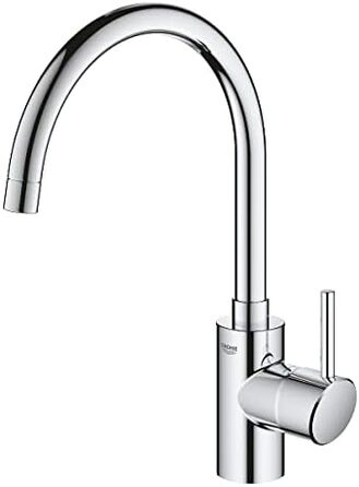 Змішувач кухонний GROHE Concetto з висувним душем, поворотний 360°, хром - 31483002