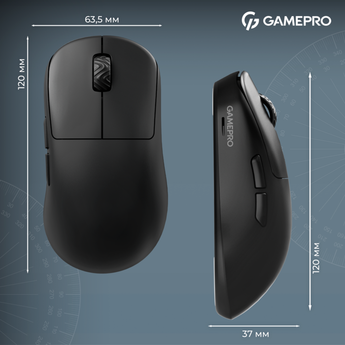 Бездротова ігрова миша GamePro Asgard Loki (GM022B)