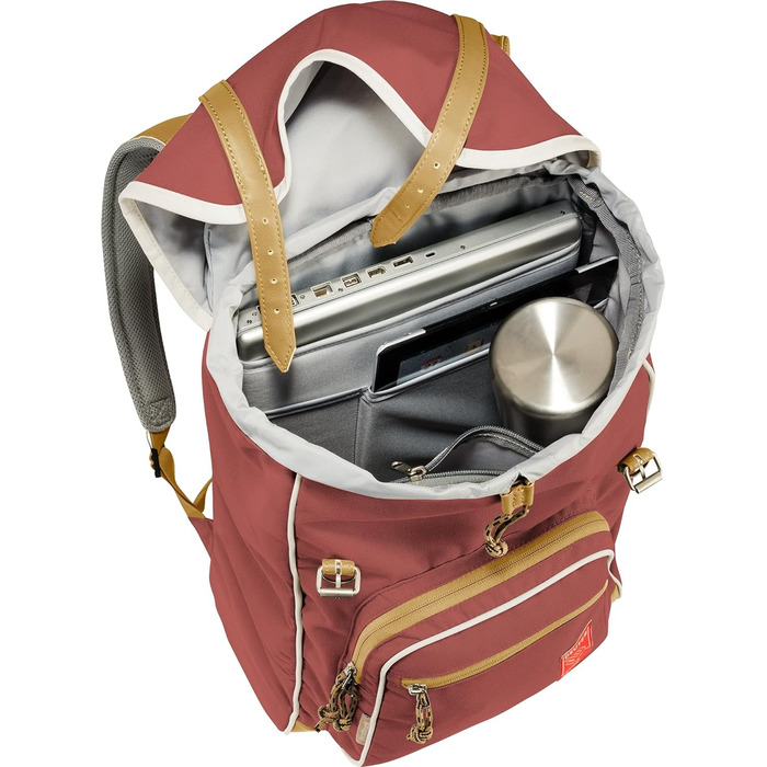 Міський рюкзак Deuter Innsbruck Vintage 22 л, червоно-коричневий