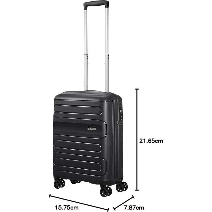 Валіза American Tourister Sunside Spinner 55 см, 35 л, чорна