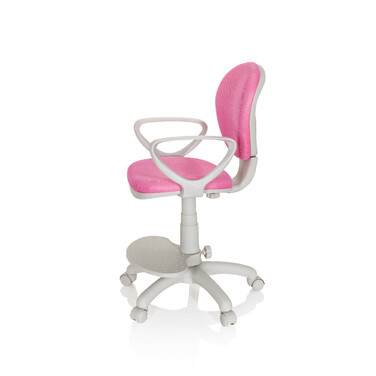 Дитячий стілець / дитячий письмовий стілець KID COLOUR G1 тканина рожевий hjh OFFICE