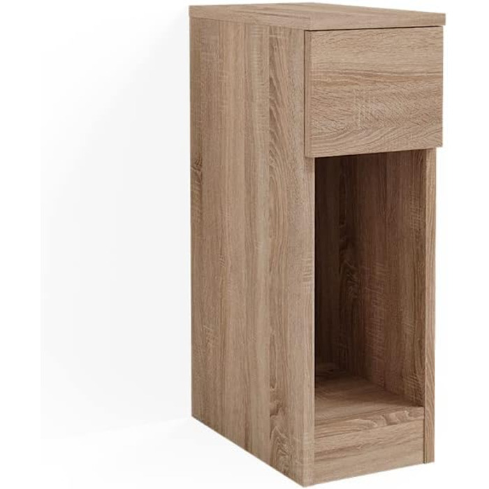 Тумба приліжкова Vicco Enton, 20x59,5 см, колір сонома, окрема