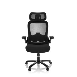 Надміцне крісло / офісне крісло INSTRUCTOR SW I PRO - XXL сітка / тканина чорна hjh OFFICE