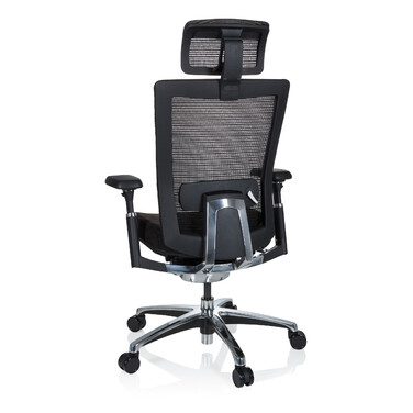 Крісло офісне NOVA PRO I ALU Тканина чорна hjh OFFICE