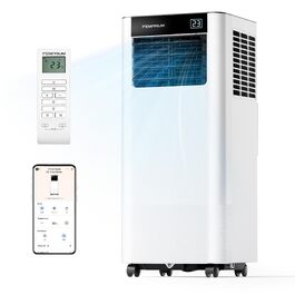 Мобільний кондиціонер 9000 BTU 2.6 кВт з шлангом + APP-керування | 3-в-1 для кімнат до 25 м²