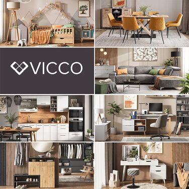 Кухонний модуль Vicco R-Line, дуб Goldkraft/антрацит, 160 см, з шафою під плиту, під вбудовану техніку та мийку (без стільниці та мийки)