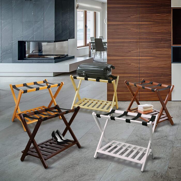 Підставка для валіз Casual Home з масиву горіха, 67 x 41 x 56 см