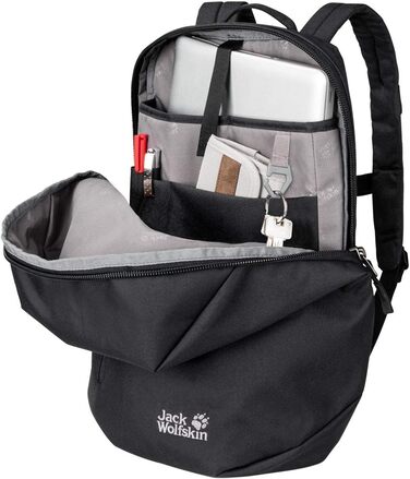 Рюкзак Jack Wolfskin Bondi унісекс, міський, чорний, універсальний розмір
