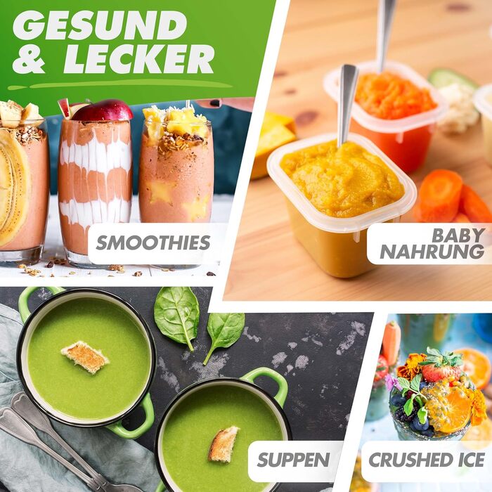 Потужний блендер NUTRI-BLENDER MAX 2000Вт для смузі, професійний стаціонарний міксер 2л Tritan, BPA-free, 9 швидкостей, цифровий таймер, з рецептурником