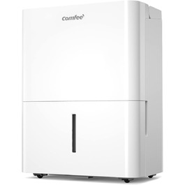 Осушувач повітря Comfee 10 л/24 год для приміщень до 16 м² з LED-дисплеєм, проти вологи та цвілі, модель MDDN-10DEN7