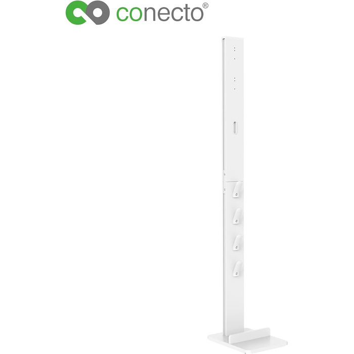 Підставка для пилососа conecto SA-CC50879, алюмінієва, біла
