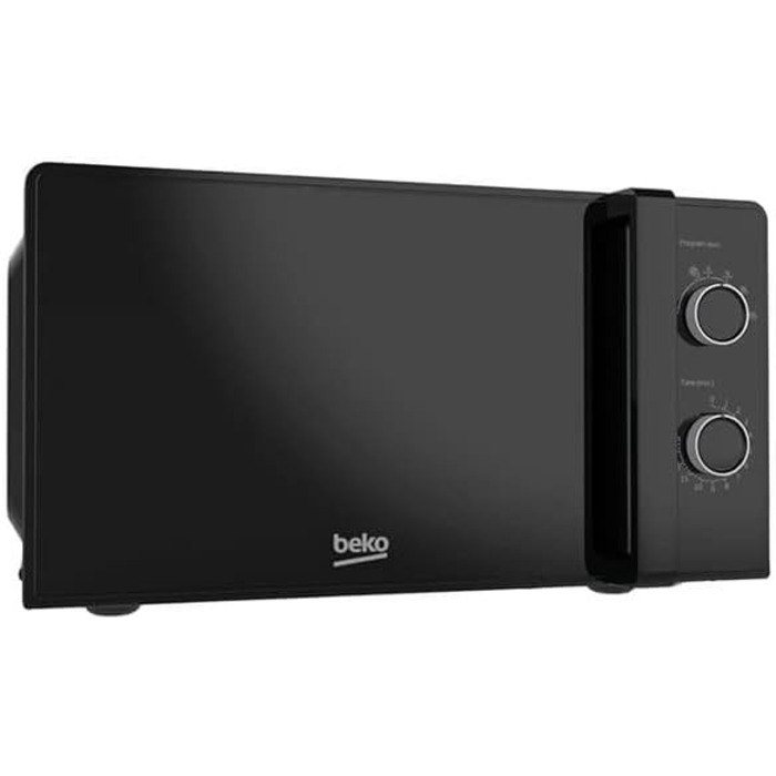 Мікрохвильова піч Beko MOC20100BFB, 20 л, 700 Вт, 5 режимів, розморожування та підігрів, механічне керування, чорна