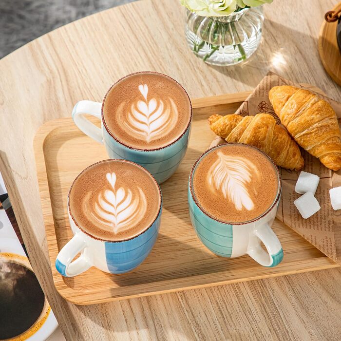 Набір керамічних чашок vancasso BONITA, 6 шт, 350 мл, з ручкою