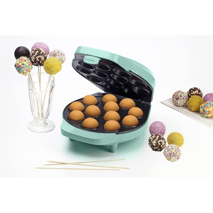 У ретро-дизайні, включаючи Cake-Pop-Butler, Fork & 12 Sticks, 700 Вт, Pink (Cake-pop Maker Mint)