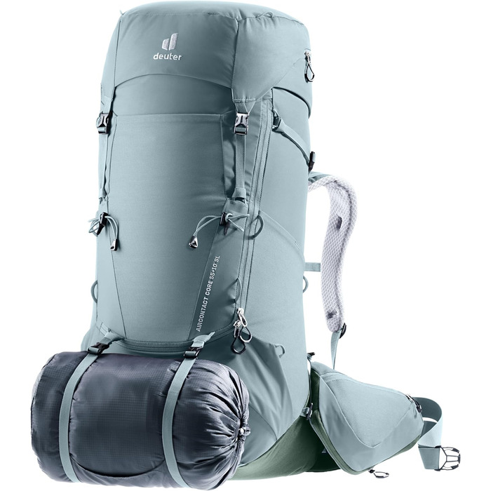 Жіночий трекінговий рюкзак deuter Aircontact Core 55+10 SL, 2024, 65 л, shale-ivy