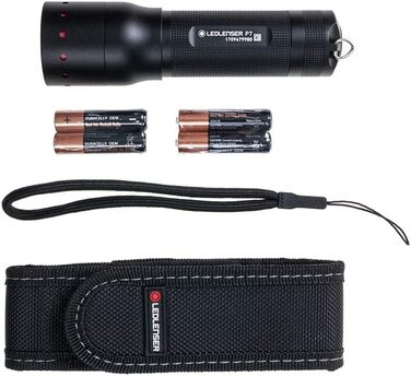 Ліхтарик Ledlenser P7 професійний LED, 450 лм, чорний, компактний, високопродуктивний, 1,5 В, 13x3,7 см