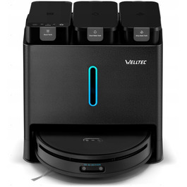 Робот-пилосос Welltec R10 Ultra з багатофункціональною станцією 8в1, чорний